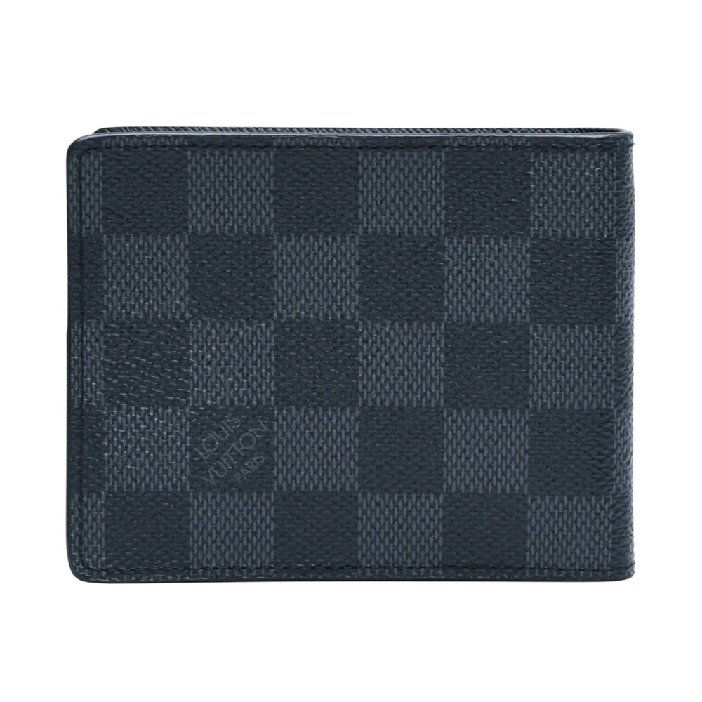 LOUIS VUITTON wallet Portefeuille Pince Damier Graphite Black